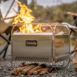 Coody Folding Fire Pit & BBQ Grill