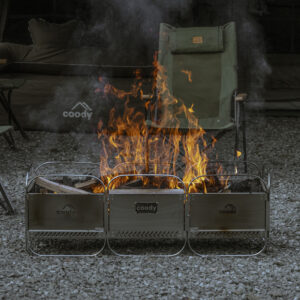 Coody Folding Fire Pit & BBQ Grill - Image 4