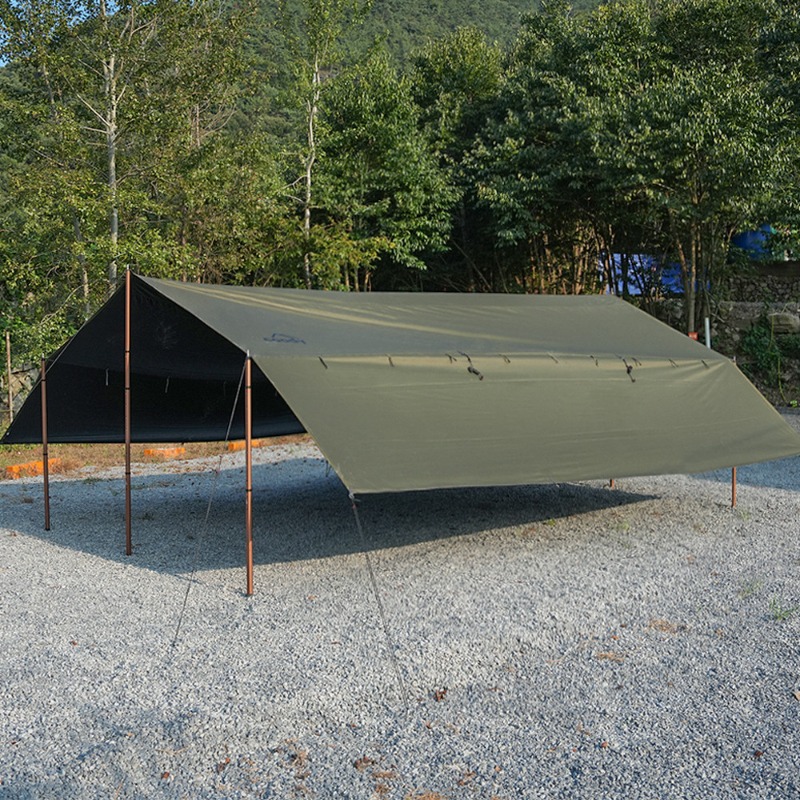Coody 6.25 x 6.5m Black Coated XL Tarp